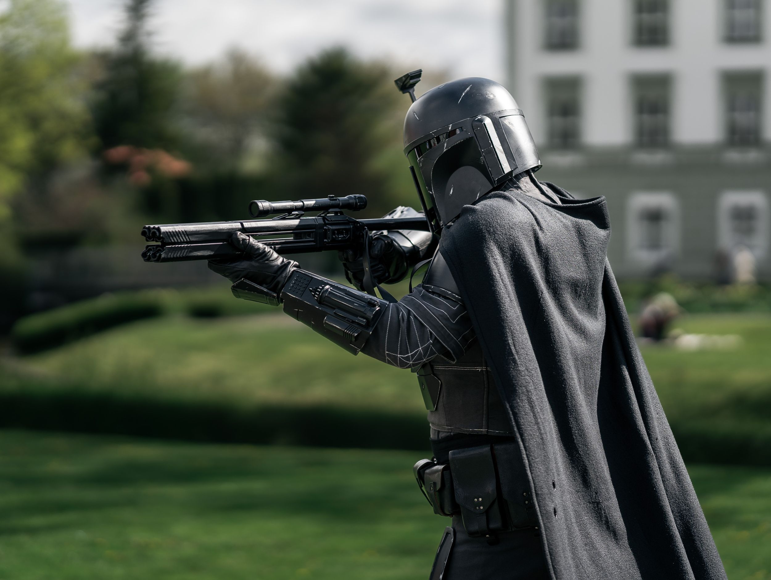 Cosplay eines Mandalorianers